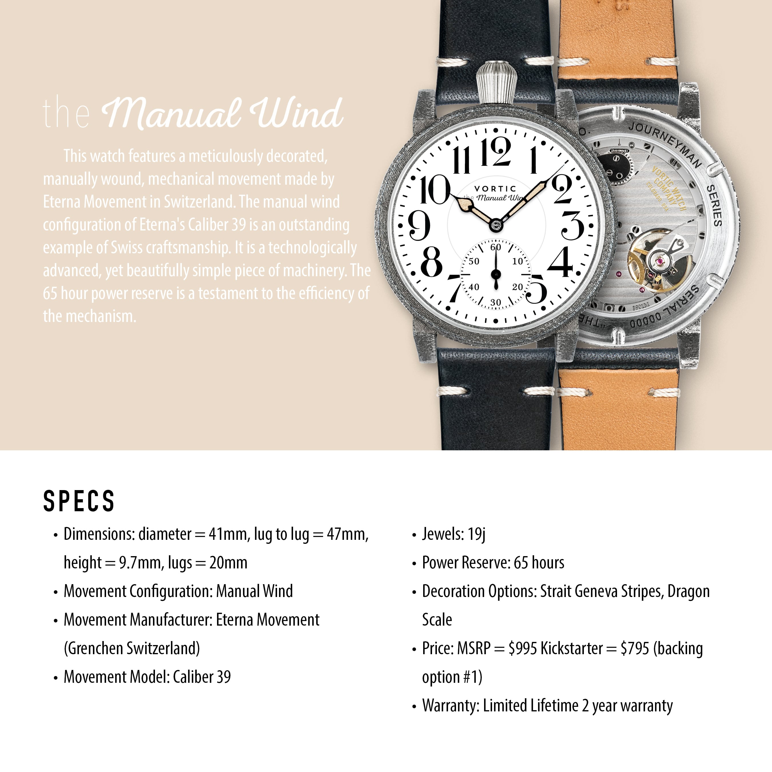 Vortic Watches, made in usa, made in america, american manufacturing, journeyman series, American made watch