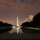 Washington Monument at Night by Valerie Uhlir