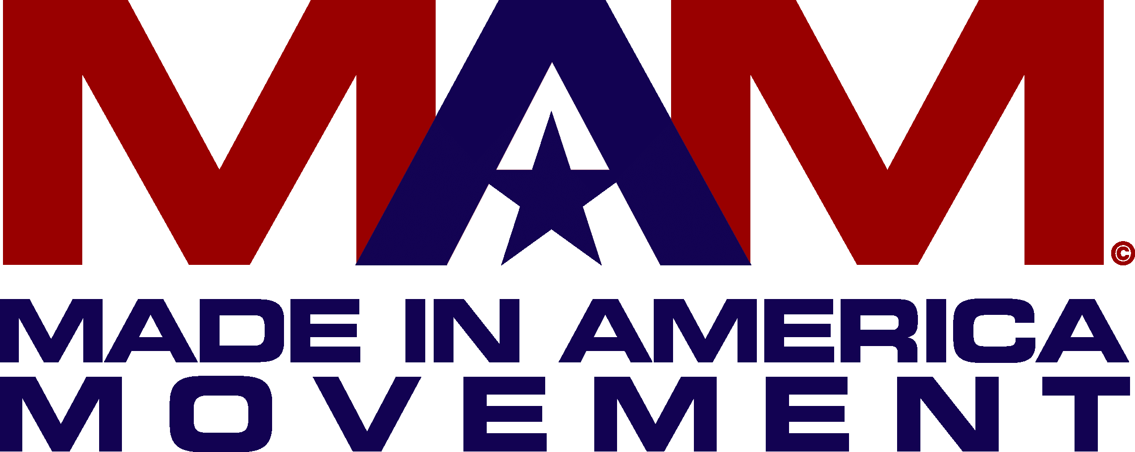 The Made In America Movement Logo Red Blue Main 