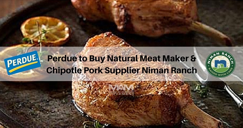 Perdue to Buy Niman Ranch, Chipotle Pork Supplier & Natural Meat Maker