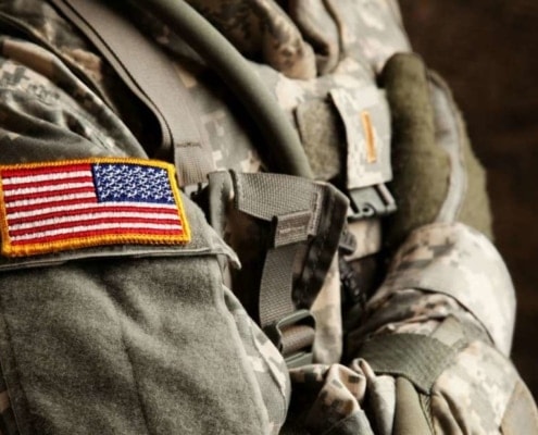Why is The U.S. Flag Worn "Backwards" on The Uniform? , this is why the flag is backwards on the military uniform,