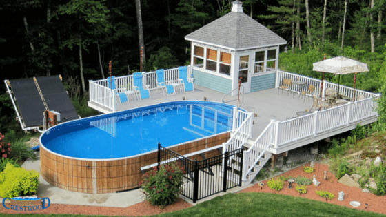 Crestwood Pool, above ground pool, American made pool, made in usa pool, made in america pool,