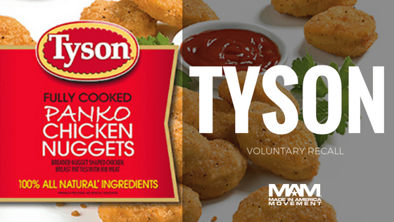 Tyson Foods Voluntarily Recalls Chicken Nuggets