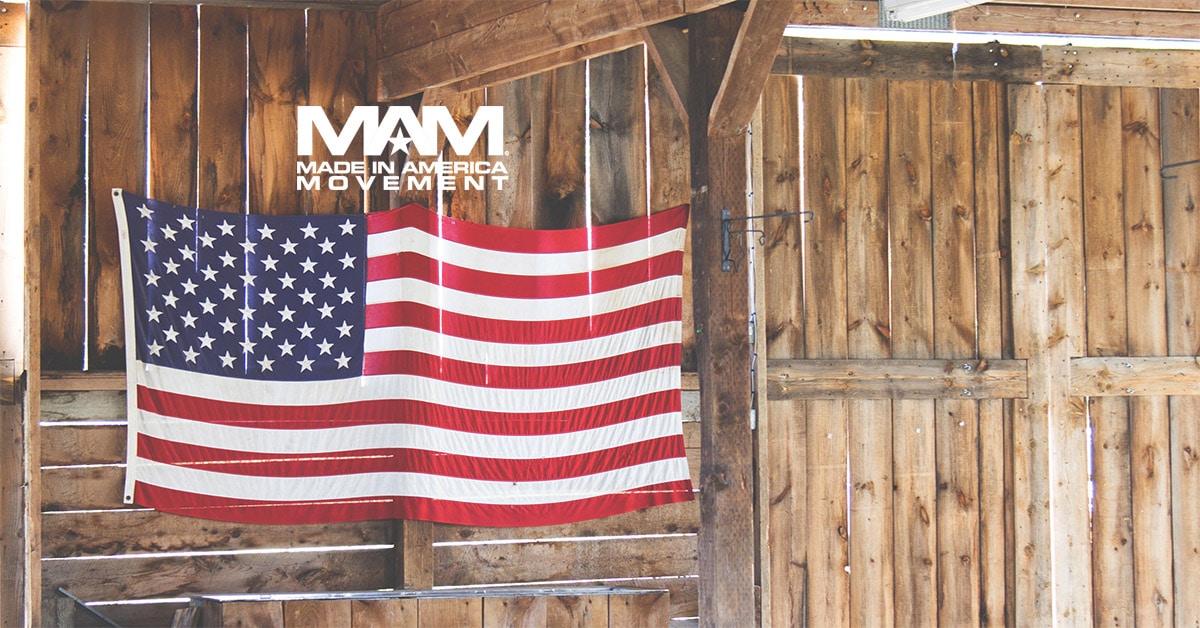 Made in America - Flag in Barn