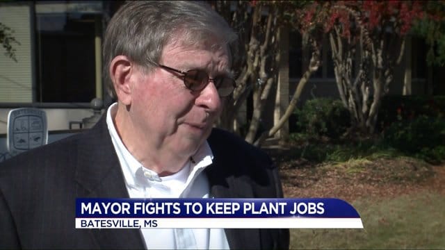 Mayor fights to keep jobs at Batesville Caskets in Missouri, coffins, outsourcing