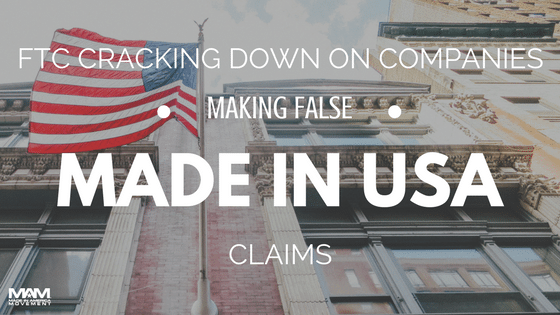 The FTC approved charges that two companies made misleading Made in USA claims