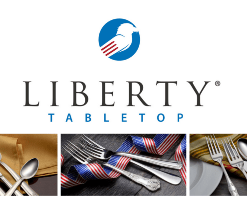 Liberty Tabletop, Made in USA flatware, american made flatware, buy american flatware, who makes made in usa flatware, who makes flatware in the USA, liberty tabletop sets an american made holiday table