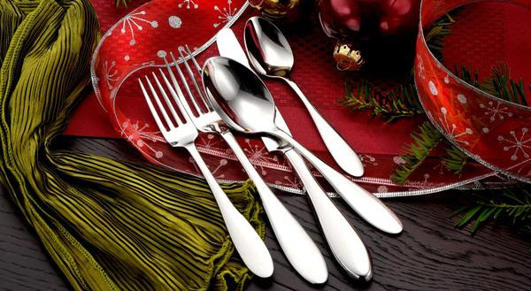 Made in USA dinner table, American made thanksgiving day table, made in usa flatware, american made flatware