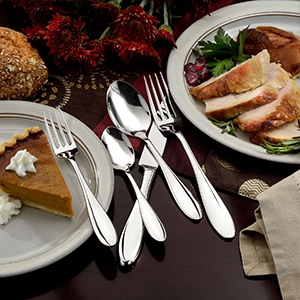 Thanksgiving Day Table, Made in USA dinner table, American made thanksgiving day table, made in usa flatware, american made flatware