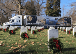 Truckers Delivering Wreaths Across The Country to Honor Veterans