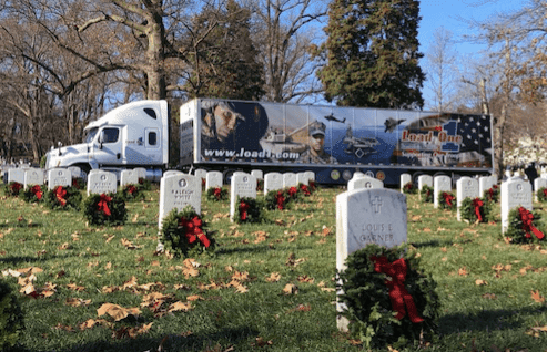 Truckers Delivering Wreaths Across The Country to Honor Veterans