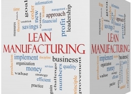 lean manufacturing word cloud cube reshoring
