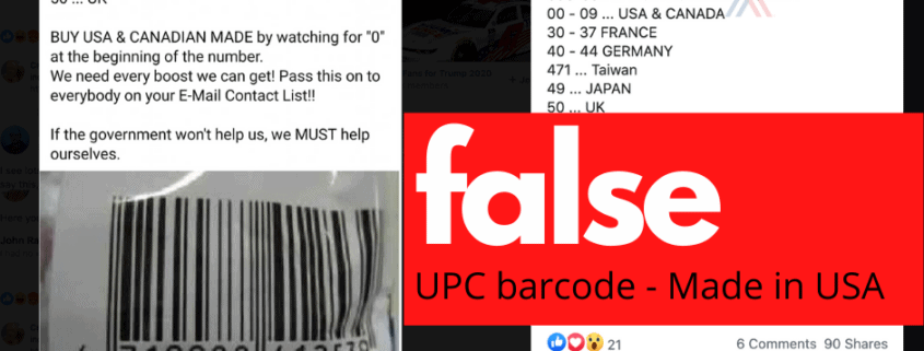 UPC barcode made in America myth is false